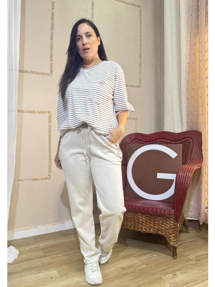 PANTALON MELOCOTON BEIG [0]