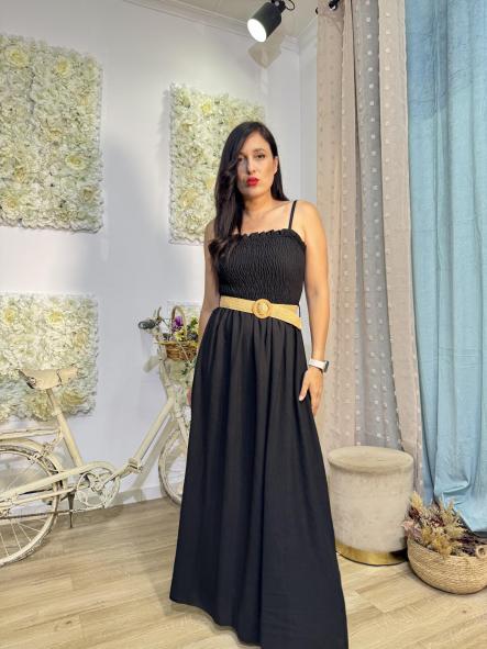 VESTIDO TIRANTE FINO NEGRO [0]