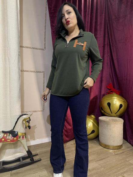 SUDADERA TERMICA H COLOR VERDE [1]