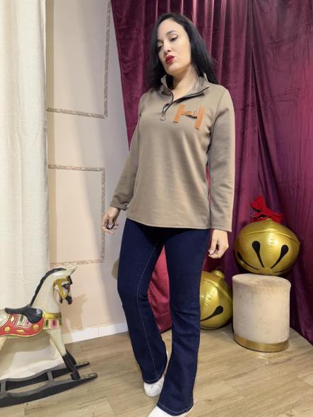 SUDADERA TERMICA H COLOR CAFE CON LECHE [0]