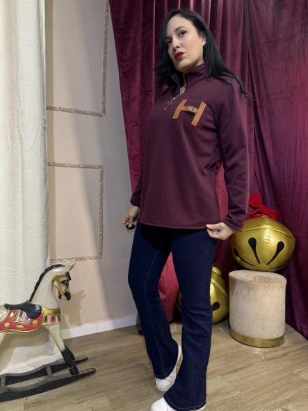 SUDADERA TERMICA H COLOR GRANATE [1]