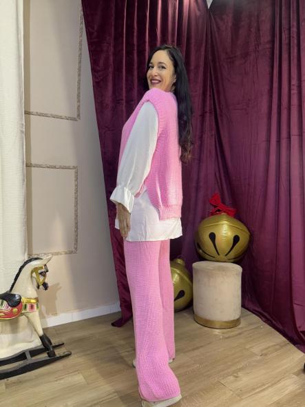 CONJUNTO TRES PIEZAS PÙNTO ROSA [1]