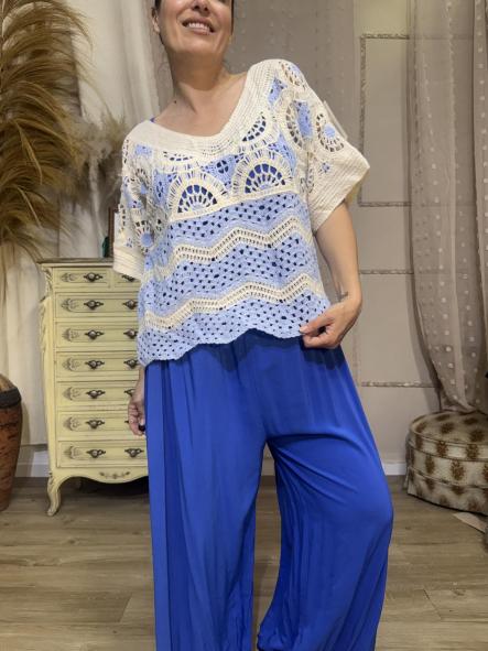 JERSEY GANCHILLO DETALLES AZULES [2]