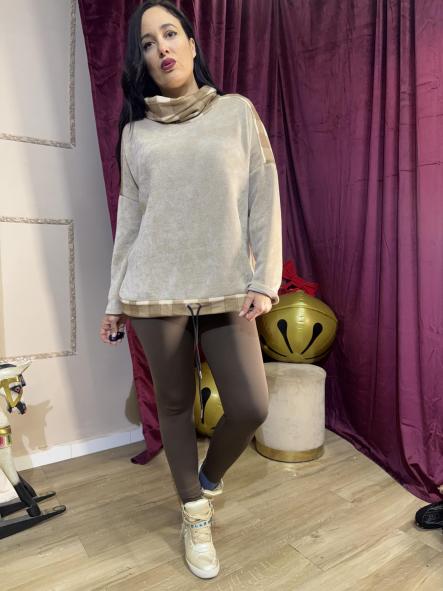 SUDADERA calentita CUELLO MARRON [0]