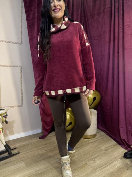 SUDADERA calentita CUELLO GRANATE [1]