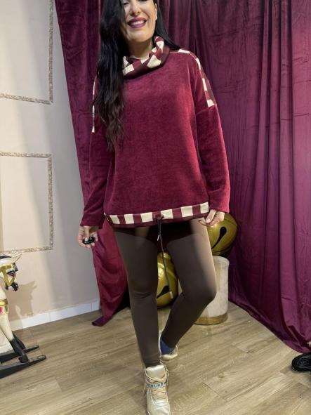 SUDADERA calentita CUELLO GRANATE [0]