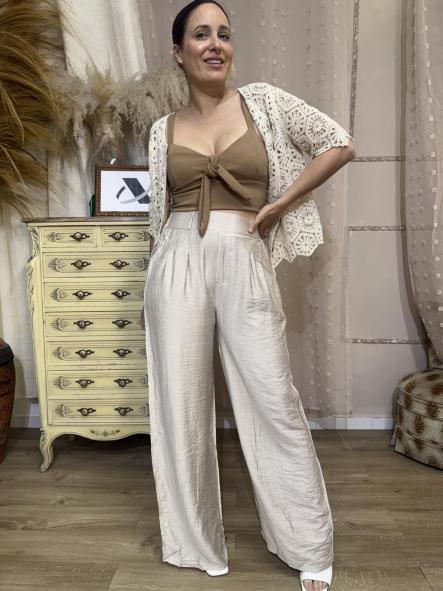 REBECA  GANCHILLO CORTA BEIG [0]