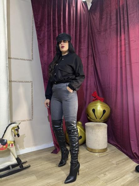 MAYA PATA DE GALLO GRIS Y NEGRO [0]