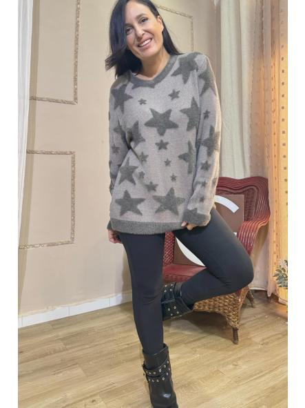 JERSEY SUAVE DE ESTRELLAS