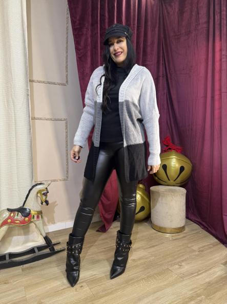 REBECON CON CAPUCHA RAYAS ANCHAS TONOS GRISES Y NEGRO [1]