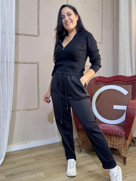 JERSEY CAPUCHA CANALE NEGRO 