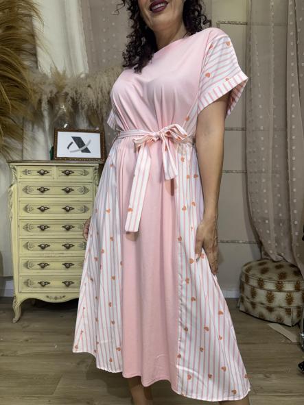 VESTIDO LARGO CORAZON ROSA [1]