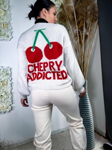 CHAQUETA PUNTO CHERRY  