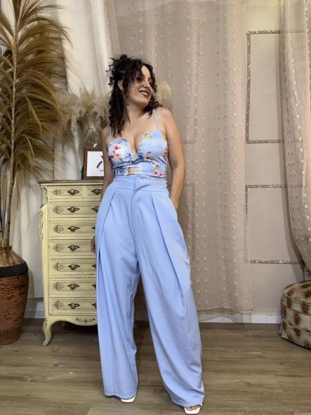 PANTALON TRAJE AZUL 