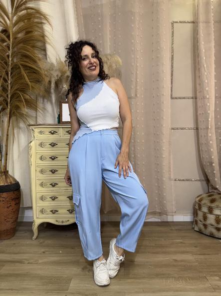 PANTALON TRAJE BOLSILLO AZUL [3]