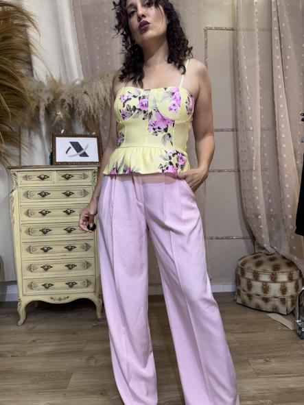 TOP FLORES AMARILLO  [0]