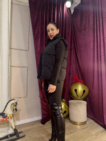 CHALECO BOMBER negro [1]