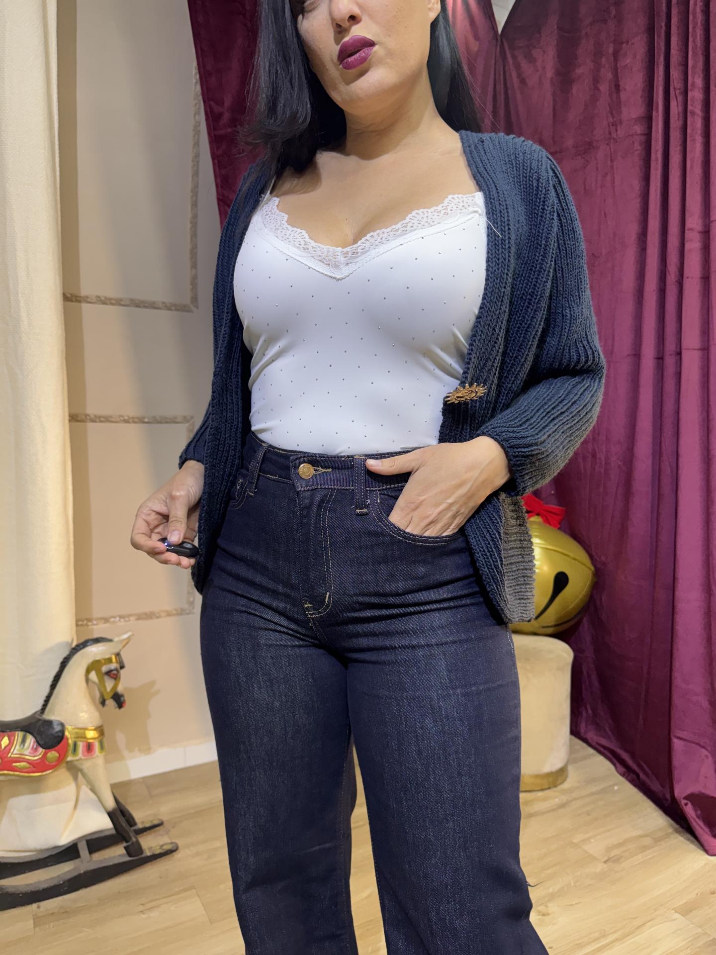 BODY BLANCO CON LECHE LENCERO CON PUNTITOS PLATEADOS