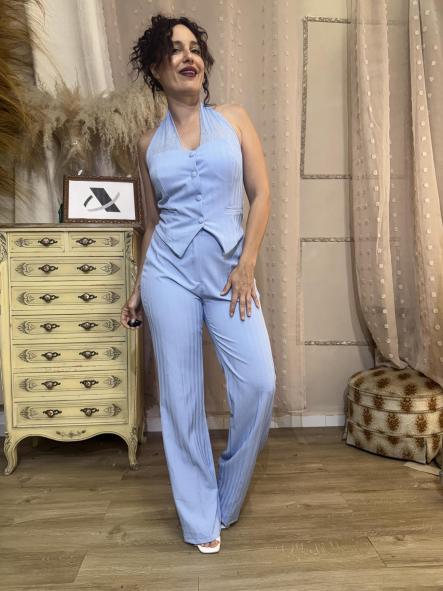 TRAJE CHALECO AZUL [0]