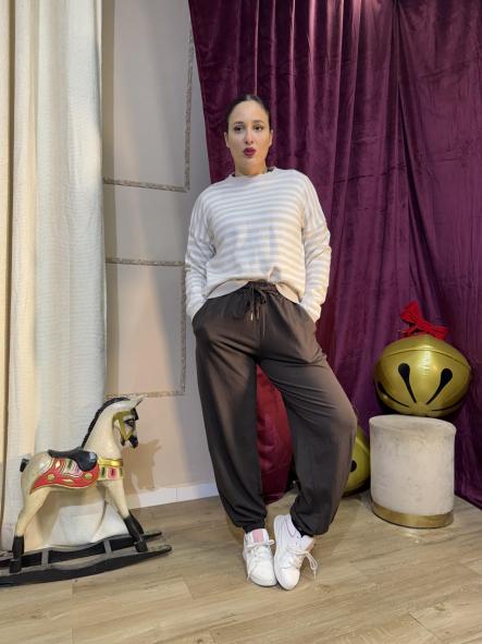 JERSEY  RAYAS FINAS BEIG