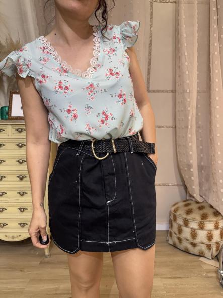 BLUSA VERDE FLORES [0]
