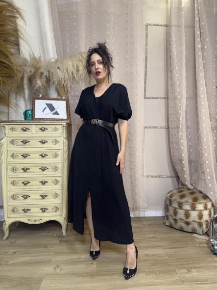 VESTIDO LINO NEGRO [3]
