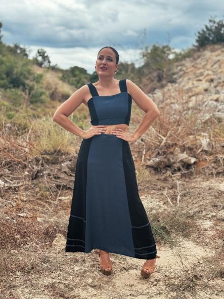 CONJUNTO DOS PIEZAS AZUL