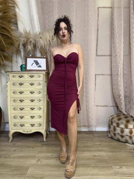 VESTIDO CANALE GRANATE [0]