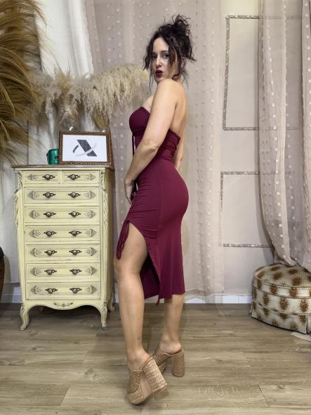 VESTIDO CANALE GRANATE [1]