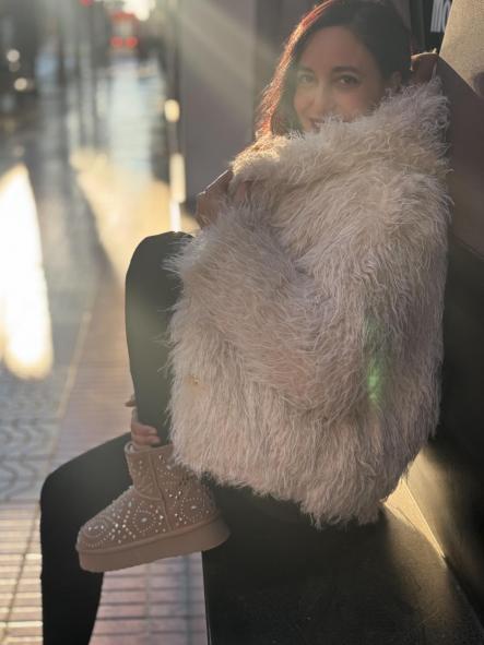 CHAQUETA PELOCHO BEIG