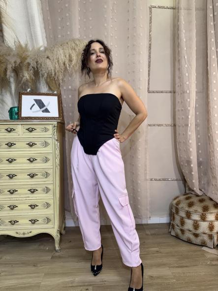 PANTALON TRAJE ROSA [1]