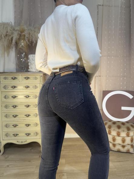 PANTALON VAQUERO GRIS EFCTO 5 kilos menos