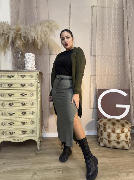 FALDA LARGA COLOR VERDE [0]