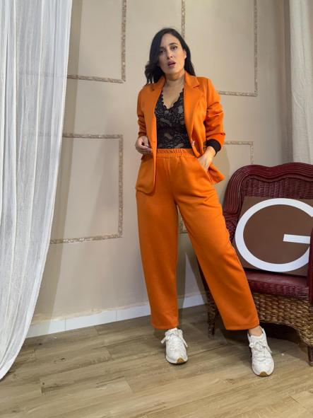 TRAJE DOS PIEZAS NARANJA
