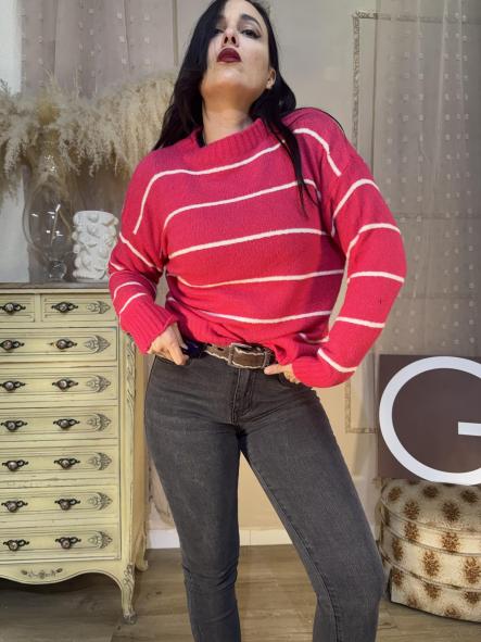 JERSEYCOLOR RAYAS ROSA [1]