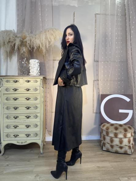 CHAQUETA  POLIPIEL NEGRA [2]