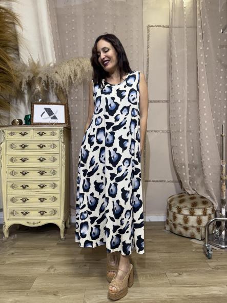 VESTIDO LEO AZUL [0]