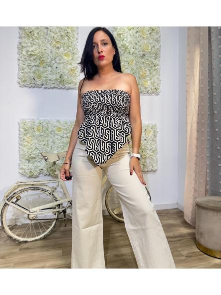 PANTALON VAQUERO CLOR BEIG CAMAL ANCHO [2]