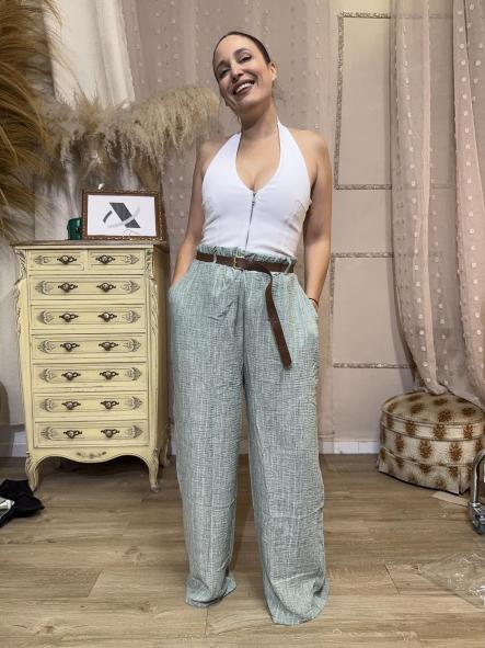 PANTALON LINO B RAYAS VERDE [1]