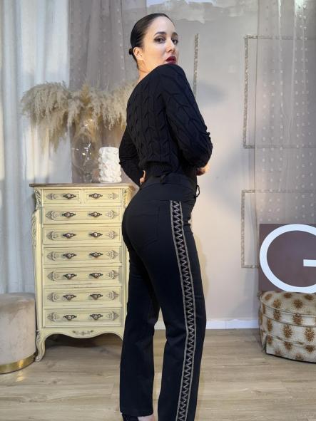 PANTALON VAQUERO NEGRO  [1]