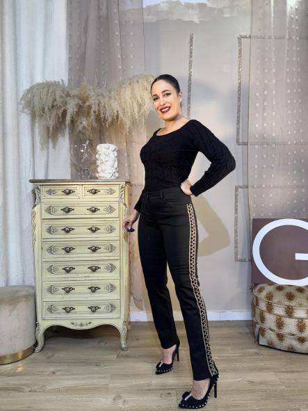 PANTALON VAQUERO NEGRO  [3]