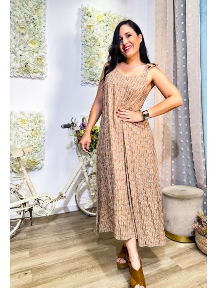 VESTIDO COMODO MARRON