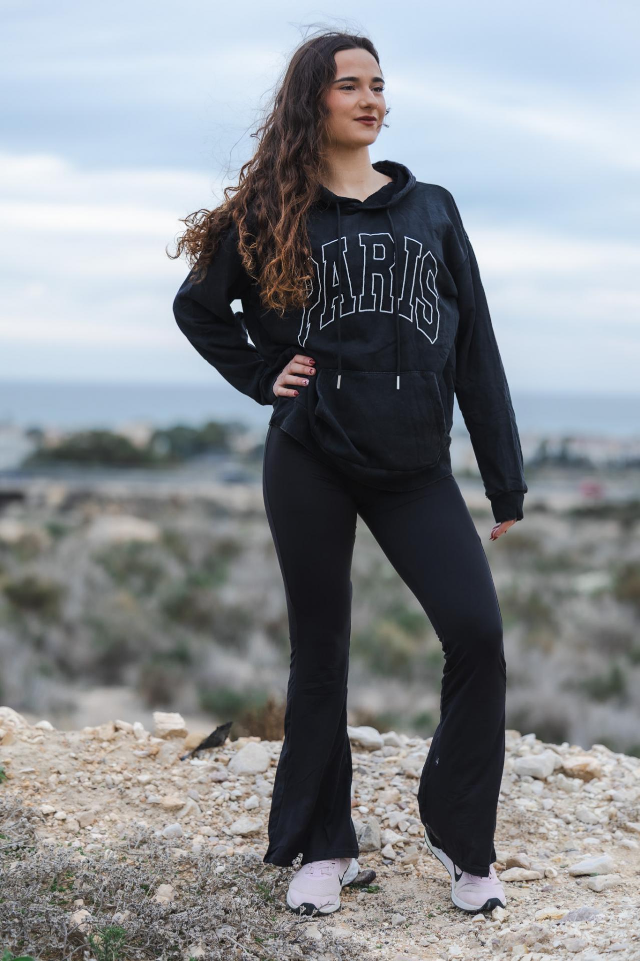 LEGGINS NEGRO DE CAMPANA