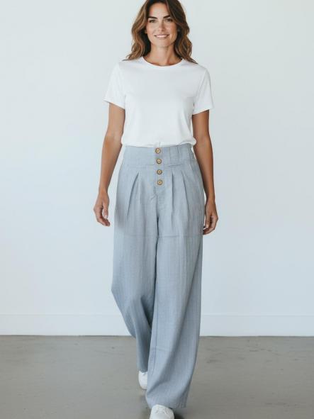PANTALON EJECUTIVO AZUL [1]