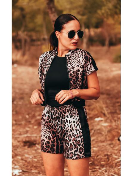 CONJUNTO PRINT CORTO NEGRO