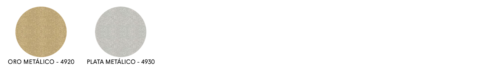 Colores metálicos vinilo textil