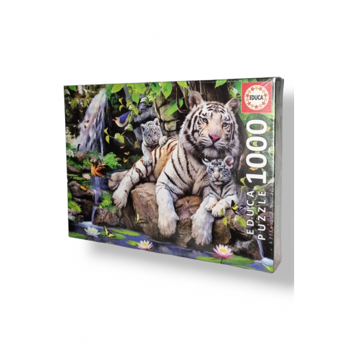 Puzzle tigres alvinos mil piezas [0]