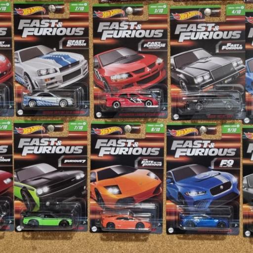 Hot wheels fast and furious serie2