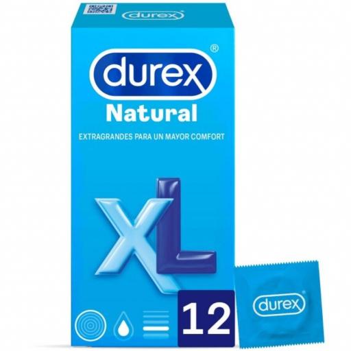 PRESERVATIVOS DUREX NATURAL XL 12 UDS [1]