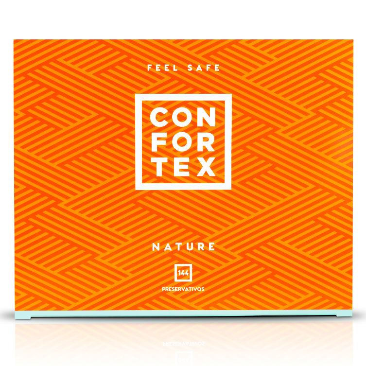CONFORTEX preservativo natural CAJA DE 144 UNIDADES 